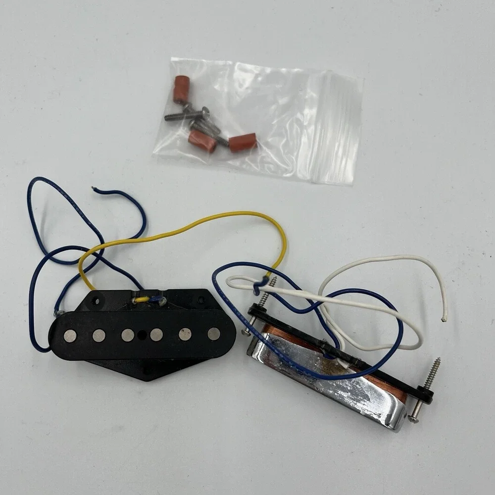2008 Fender Highway One Telecaster Guitar Pickups Set All Wiring Intact Hardware